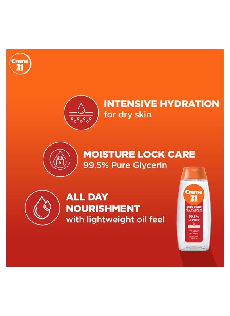 Creme 21 Pure Glycerin Body Oil 200ml - Image 3